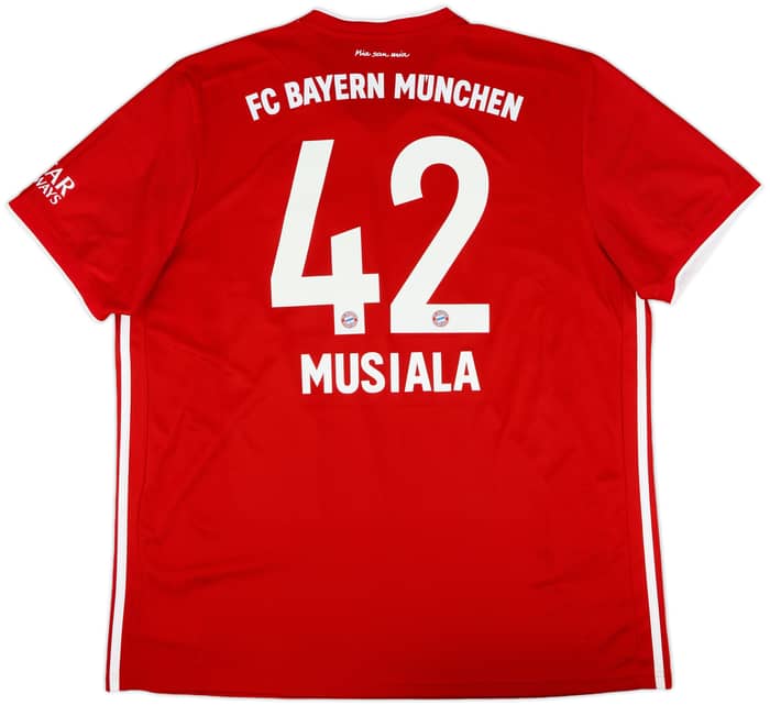 2020-21 Bayern Munich Home Shirt Musiala #42 - 10/10 - (XXL)