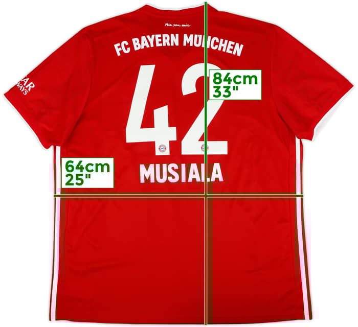 2020-21 Bayern Munich Home Shirt Musiala #42 - 10/10 - (XXL)