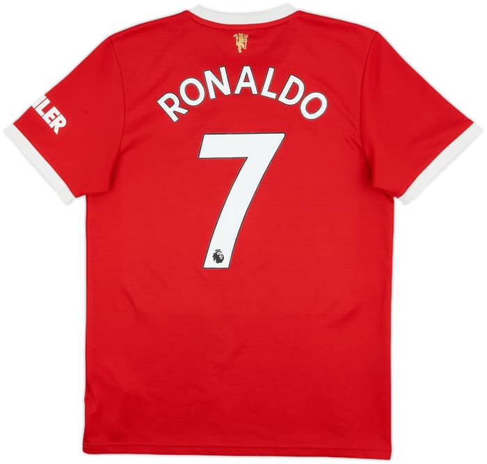 2021-22 Manchester United Home Shirt Ronaldo #7 - 6/10 - (M)
