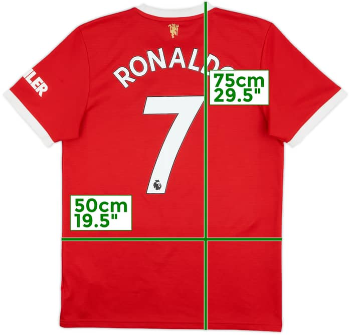 2021-22 Manchester United Home Shirt Ronaldo #7 - 6/10 - (M)
