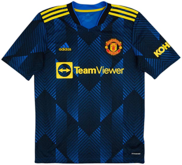 2021-22 Manchester United Third Shirt Ronaldo #7 - 9/10 - (XL.Boys)