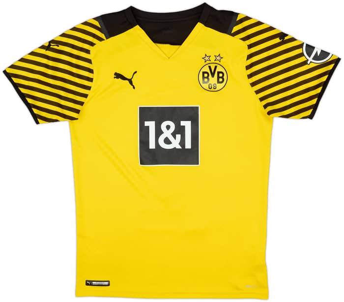 2021-22 Borussia Dortmund Home Shirt Haaland #9 - 5/10 - (S)