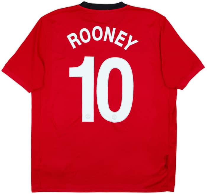 2009-10 Manchester United Home Shirt Rooney #10 - 10/10 - (L)