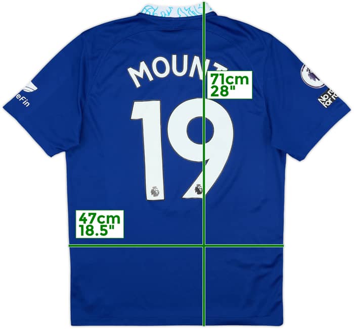 2022-23 Chelsea Home Shirt Mount #19 - 8/10 - (M)