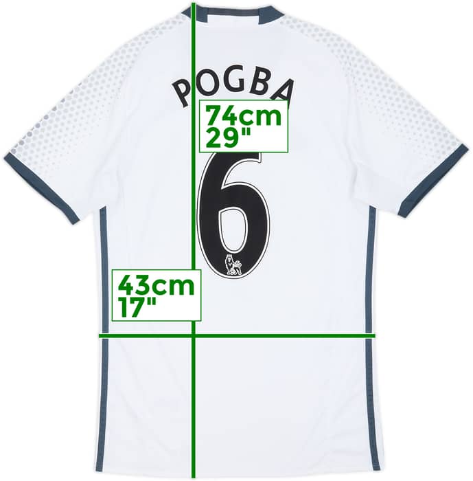 2016-17 Manchester United Third Shirt Pogba #6 - 8/10 - (S)