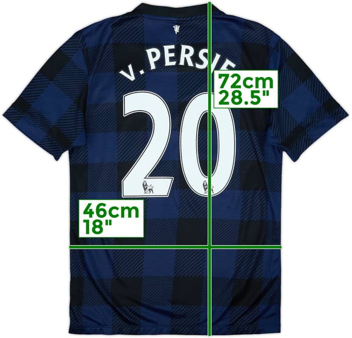 2013-14 Manchester United Away Shirt V.Persie #20 - 7/10 - (S)