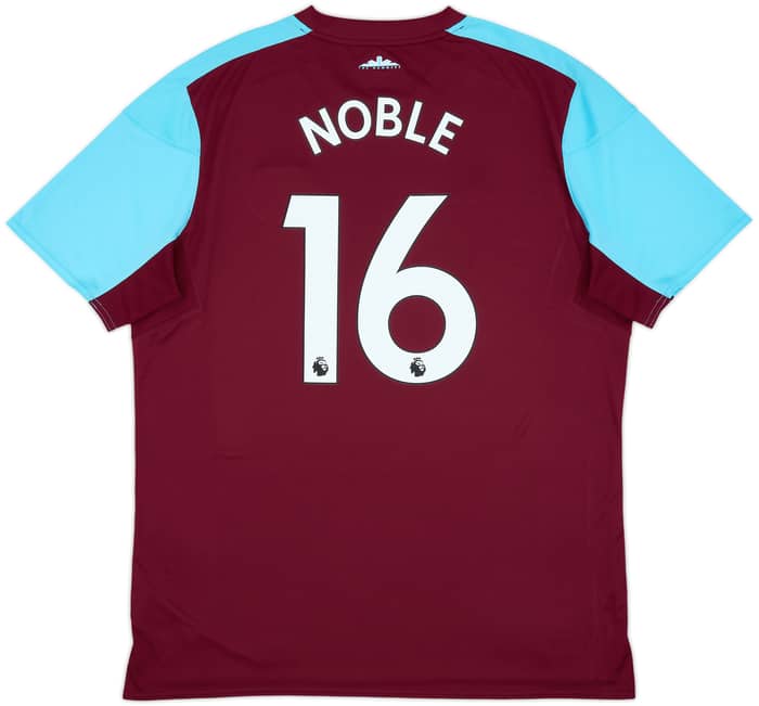 2017-18 West Ham Home Shirt Noble #16 - 10/10 - (XXL)