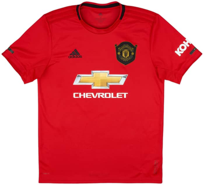 2019-20 Manchester United Home Shirt Jones #4 - 9/10 - (M)