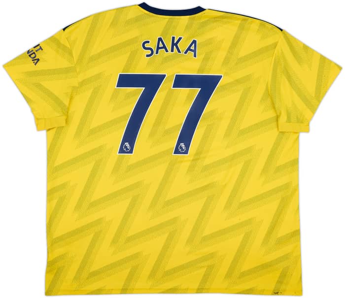 2019-20 Arsenal Away Shirt Saka #77 - 7/10 - (3XL)