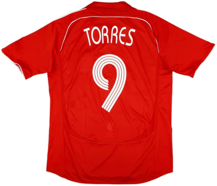 2006-08 Liverpool Home Shirt Torres #9 - 6/10 - (L)