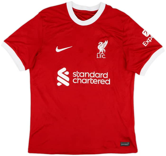 2023-24 Liverpool Home Shirt Salah #11 - 7/10 - (S)