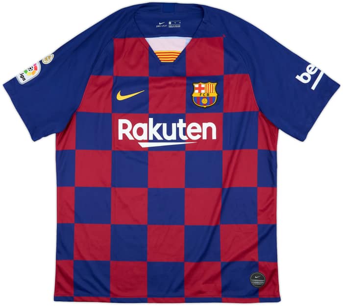 2019-20 Barcelona Home Shirt De Jong #21 - 8/10 - (XL)