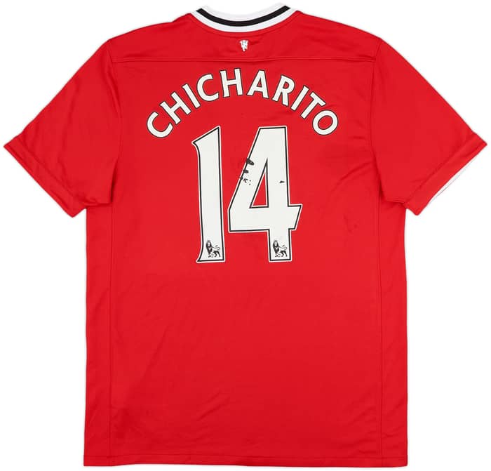 2011-12 Manchester United Home Shirt Chicharito #14 - 5/10 - (L)
