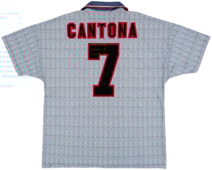 1995-96 Manchester United Away Shirt Cantona #7 - 8/10 - (XL)