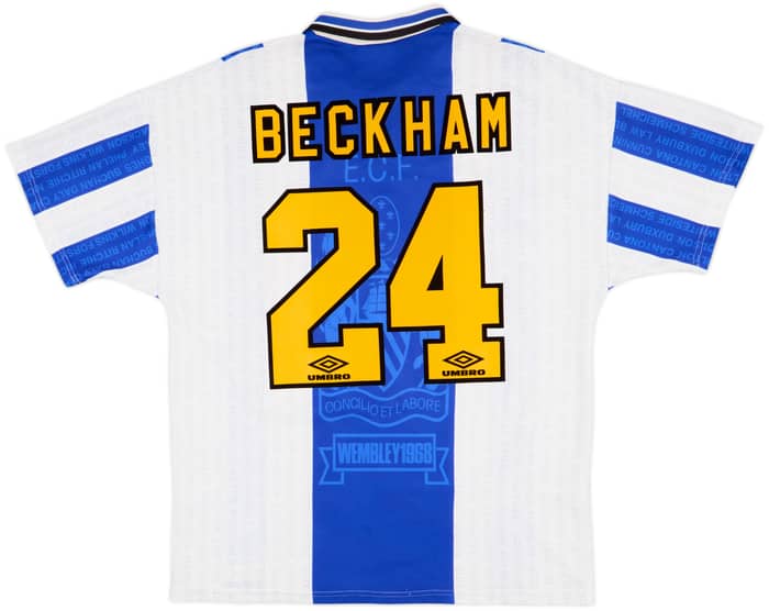 1994-96 Manchester United Third Shirt Beckham #24 - 8/10 - (L)