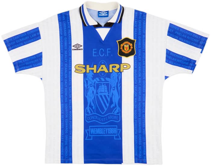 1994-96 Manchester United Third Shirt Beckham #24 - 8/10 - (L)