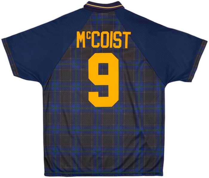 1994-96 Scotland Home Shirt McCoist #9 - 8/10 - (XL)