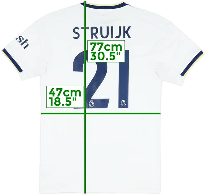 Camiseta de local del Leeds United 2022-23 Struijk #21 - 8/10 - (S)