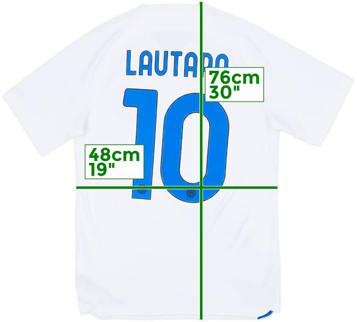 2023-24 Inter Milan Away Shirt Lautaro #10 - 7/10 - (S)