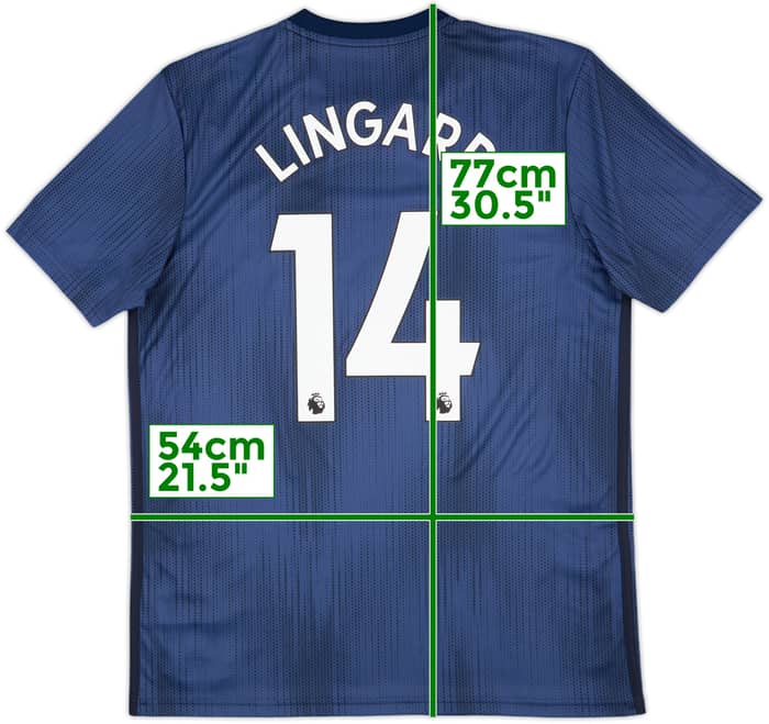 2018-19 Manchester United Third Shirt Lingard #14 - 10/10 - (L)