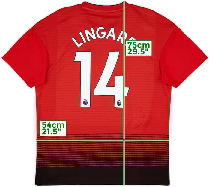 2018-19 Manchester United Home Shirt Lingard #14 - 10/10 - (L)
