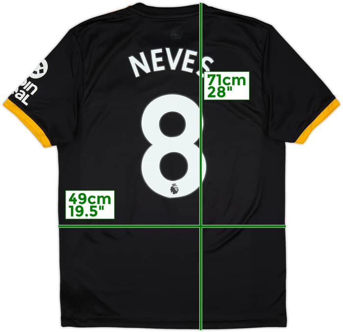 2019-20 Wolves Away Shirt Neves #8 - 7/10 - (M)