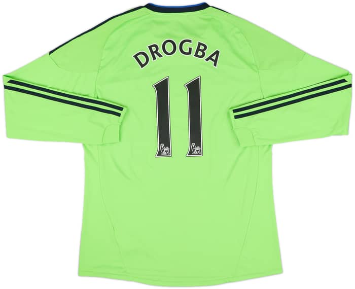 2010-11 Chelsea Third L/S Shirt Drogba #11 - 9/10 - (L)