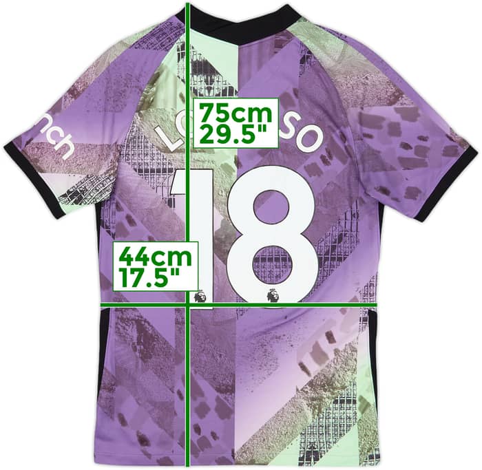 2021-22 Tottenham Third Shirt Lo Celso #18 - 6/10 - (S)