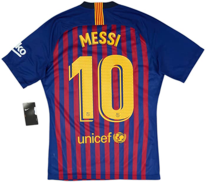 2018-19 Barcelona Player Issue Home Shirt Messi #10 (M)