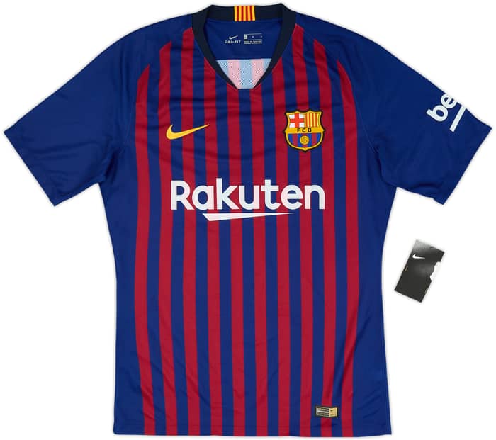 2018-19 Barcelona Player Issue Home Shirt Messi #10 (M)