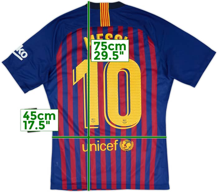 2018-19 Barcelona Player Issue Home Shirt Messi #10 (M)