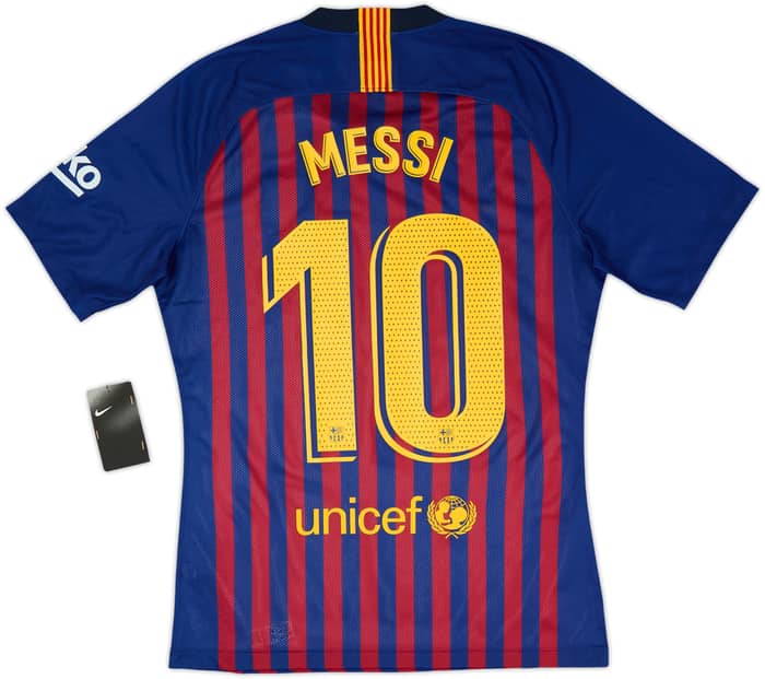 2018-19 Barcelona Player Issue Home Shirt Messi #10 (M)