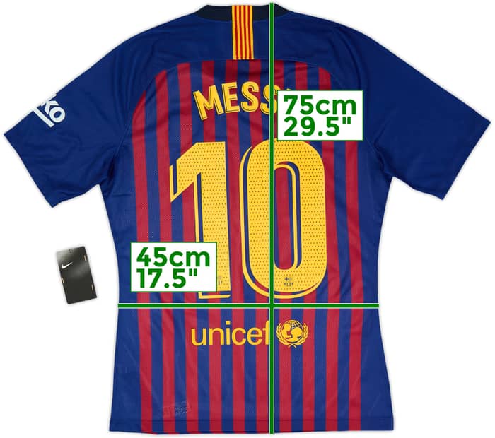 2018-19 Barcelona Player Issue Home Shirt Messi #10 (M)