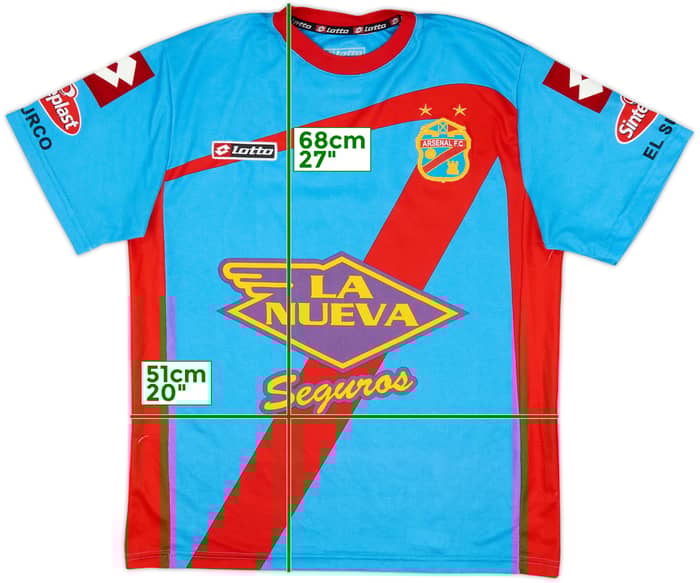 2013-14 Arsenal de Sarandi Home Shirt - 9/10 - (S)