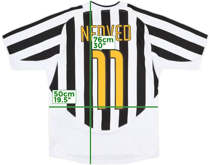 2003-04 Juventus Home Shirt Nedved #11 - 7/10 - (M)