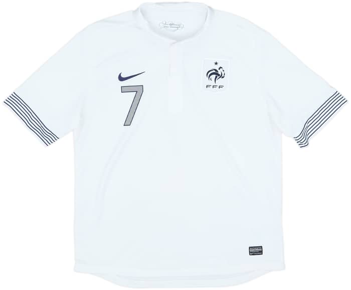 2012-13 France Away Shirt Ribery #7 - 8/10 - (XL)