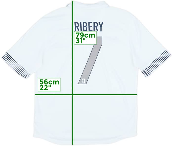 2012-13 France Away Shirt Ribery #7 - 8/10 - (XL)