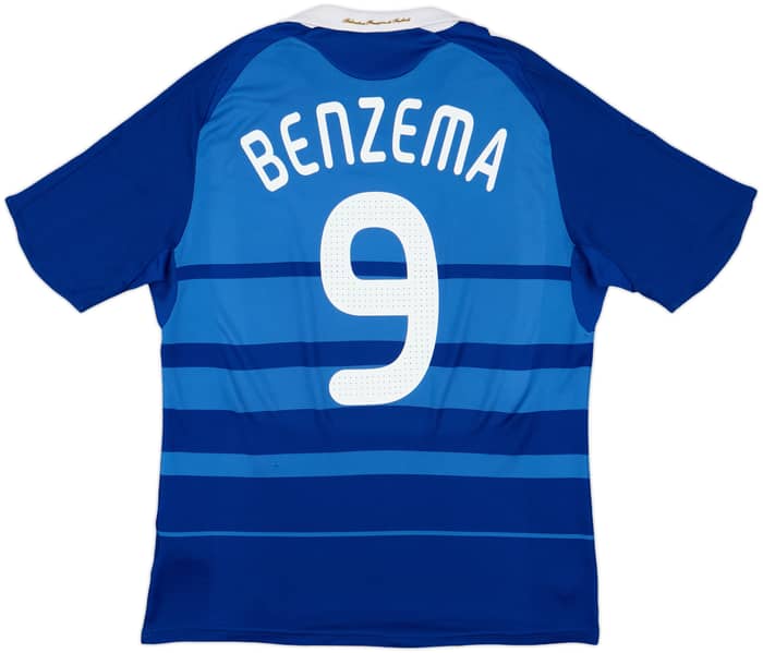 2008-09 France Home Shirt Benzema #9 - 6/10 - (L)
