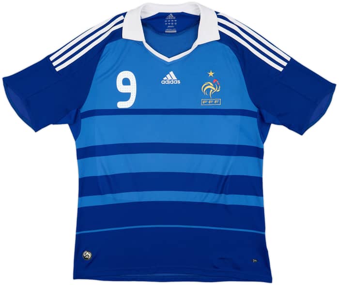 2008-09 France Home Shirt Benzema #9 - 6/10 - (L)