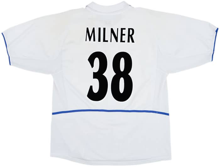 2002-03 Leeds United Home Shirt Milner #38 - 5/10 - (L)