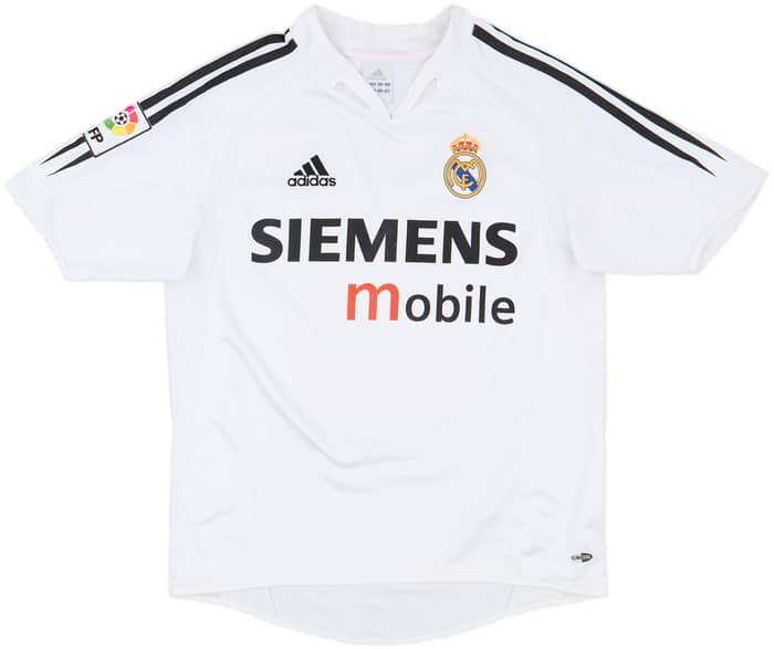 2004-05 Real Madrid Home Shirt Beckham #23 - 8/10 - (XL.Boys)