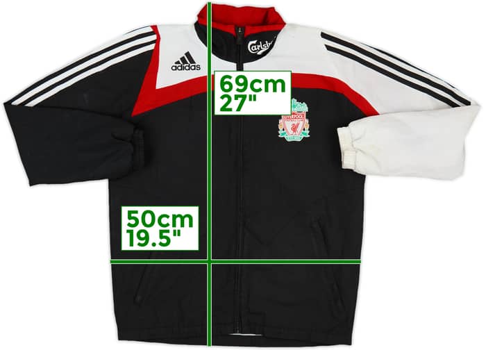 2007-08 Liverpool adidas Track Jacket - 6/10 - (L.Boys)