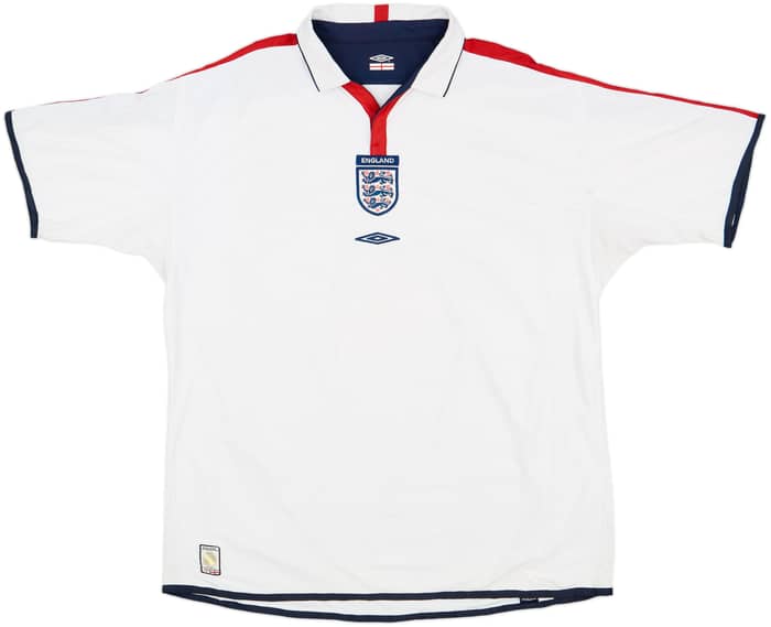 2003-05 England Home Shirt - 5/10 - (XXL)