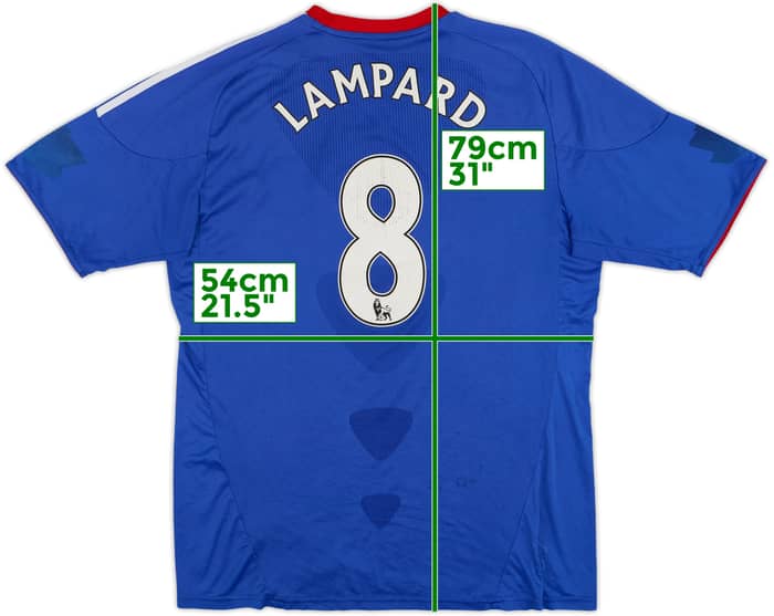 2010-11 Chelsea Home Shirt Lampard #8 - 4/10 - (L)