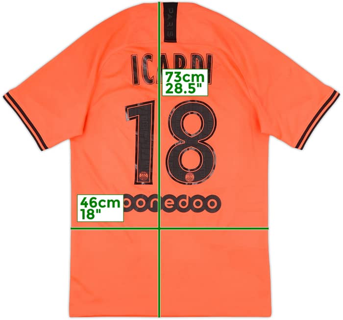 2019-20 Paris Saint-Germain Away Shirt Icardi #18 - 7/10 - (S)