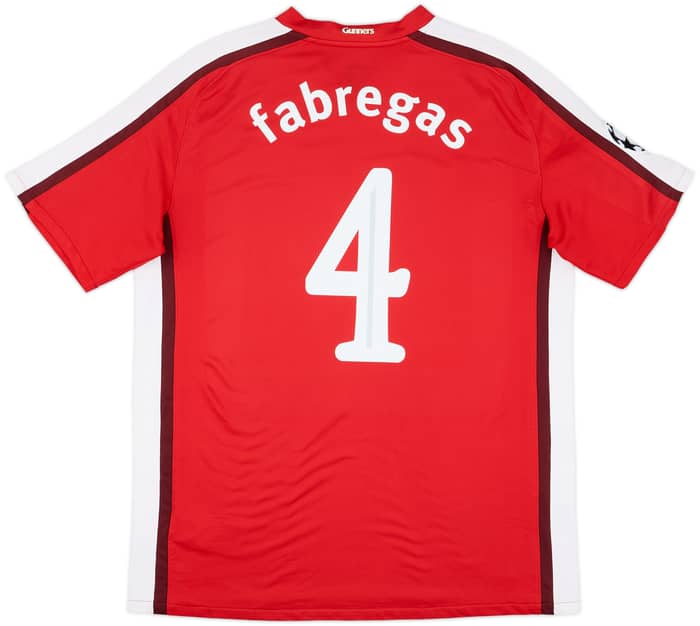 2008-10 Arsenal Home Shirt Fabregas #4 - 9/10 - (L)