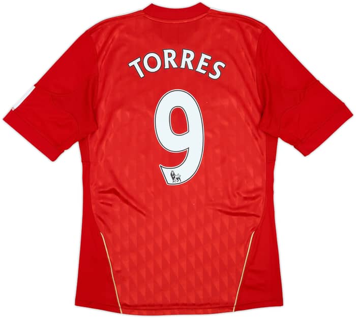 2010-12 Liverpool Home Shirt Torres #9 - 6/10 - (S)