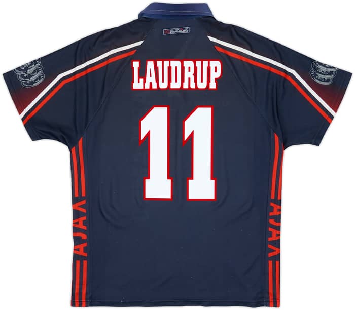 1997-98 Ajax Away Shirt Laudrup #11 - 8/10 - (L)