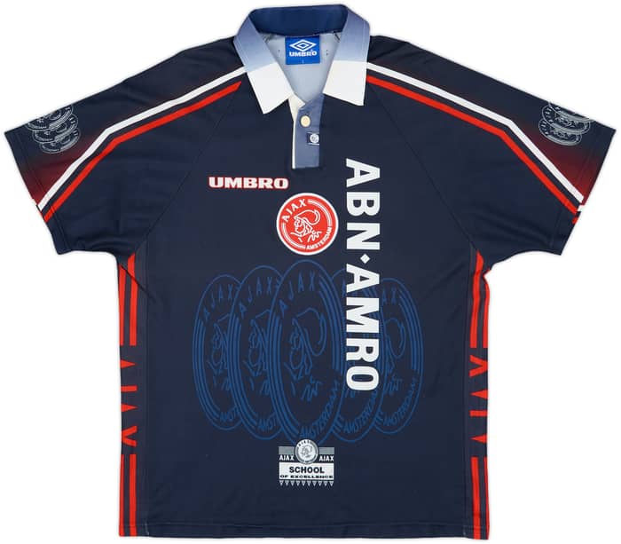 1997-98 Ajax Away Shirt Laudrup #11 - 8/10 - (L)