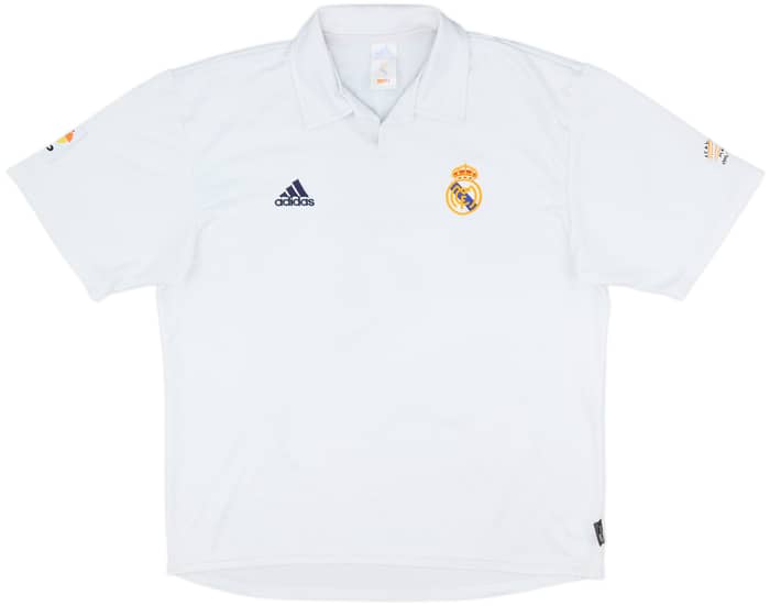 2001 Real Madrid Home Shirt R. Carlos #3 - 6/10 - (L)